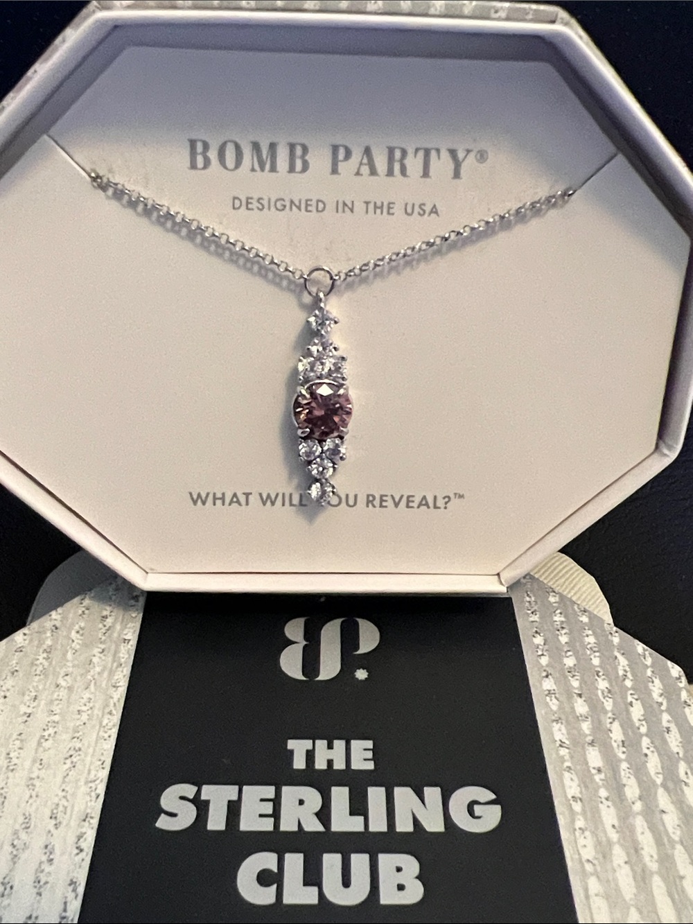 Bomb Party The Sterling Club necklace